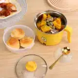⁦🔥 قدر كهربائي متعدد الاستخدامات – مثالي لرمضان، مناسك العمرة والطلاب! 🍜🌙⁩ - الصورة ⁦3⁩